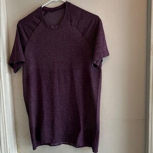 Lululemon Metal Vent Tech Short Sleeve Purple Excellent Condition